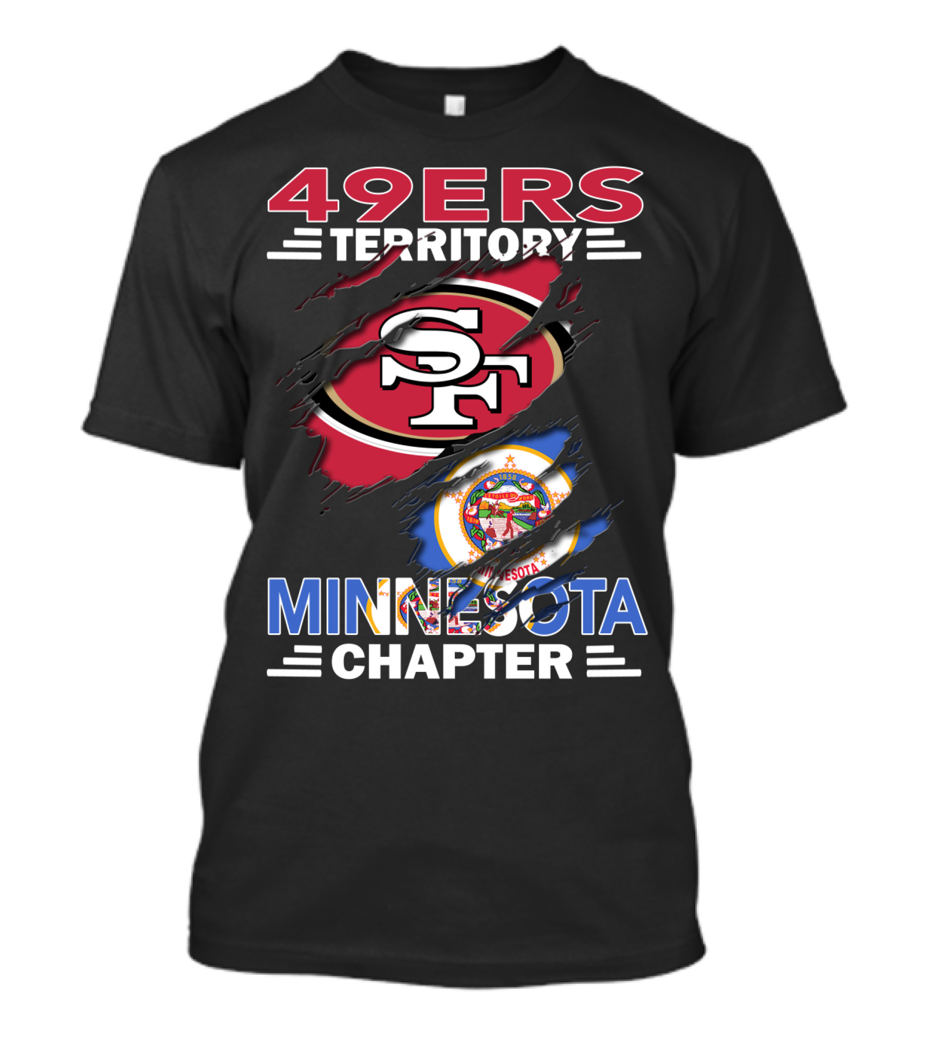 49ers Territory SF Minnesota Chapter T-Shirt