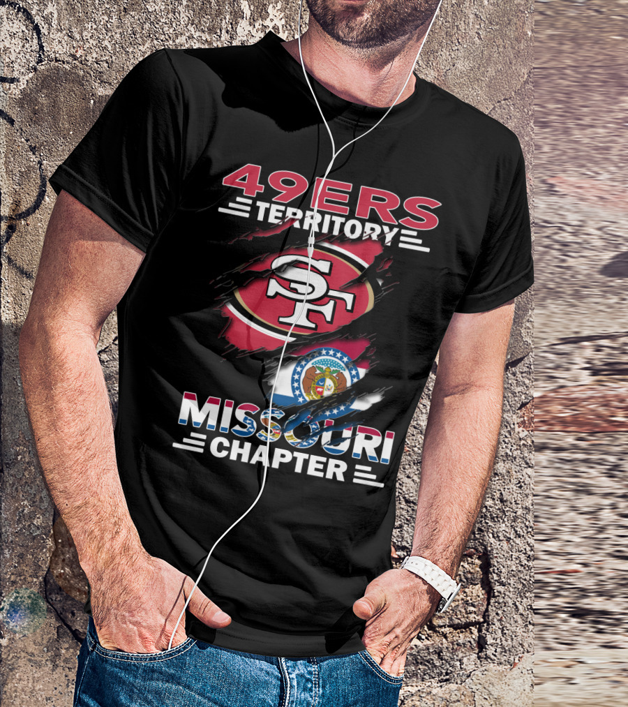 49ers Territory Missouri Chapter SF Logo State Seal T-Shirt