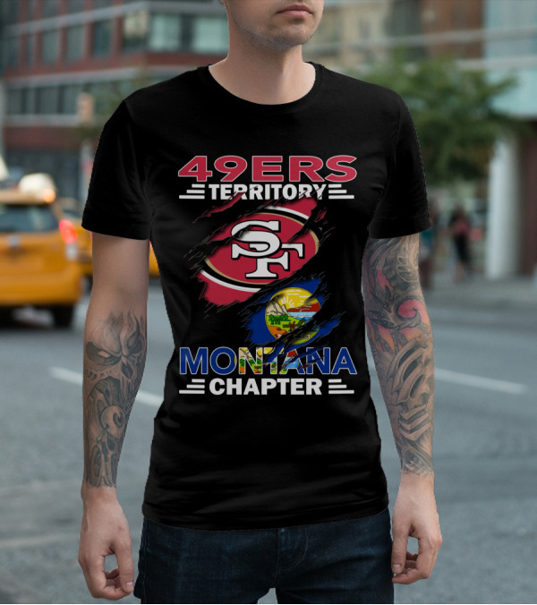 49ers Territory SF Logo Montana Chapter T-Shirt