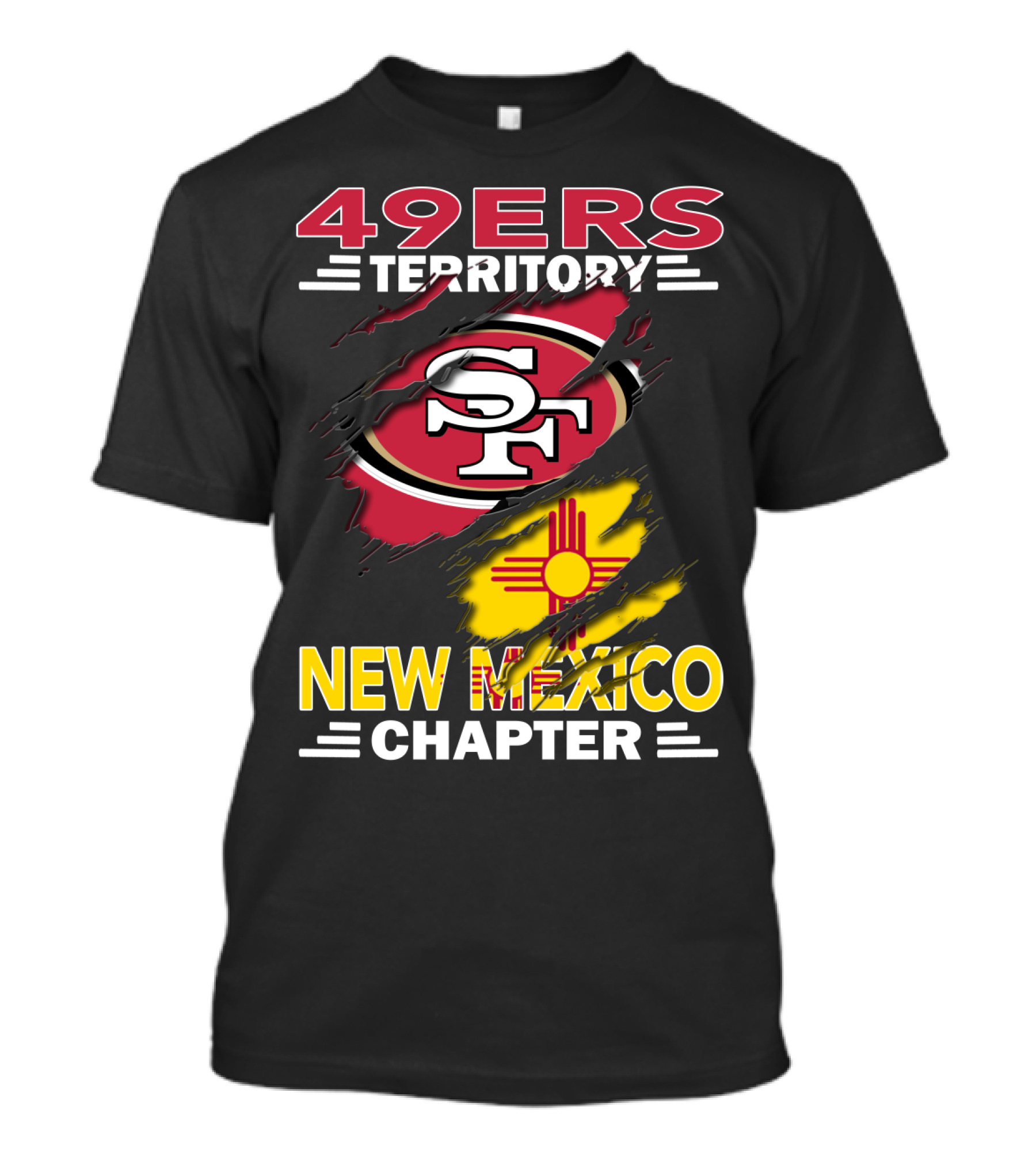 49ers Territory New Mexico Chapter SF Logo Fusion T-Shirt