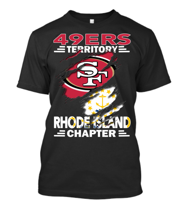 49ers Territory SF Logo Rhode Island Chapter T-Shirt