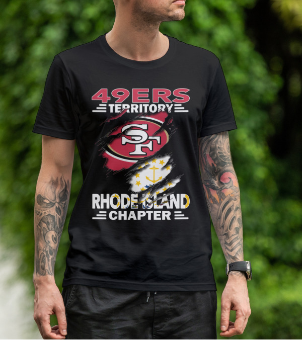 49ers Territory SF Logo Rhode Island Chapter T-Shirt