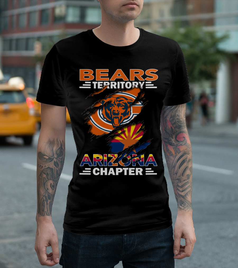 Bears Territory Arizona Chapter Chicago Football Fan Zone T-Shirt