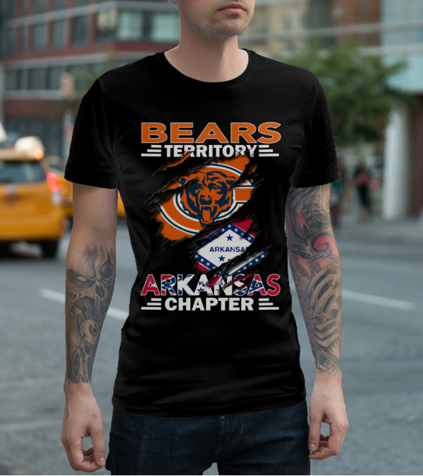 Bears Territory Chicago Bears Arkansas Chapter T-Shirt