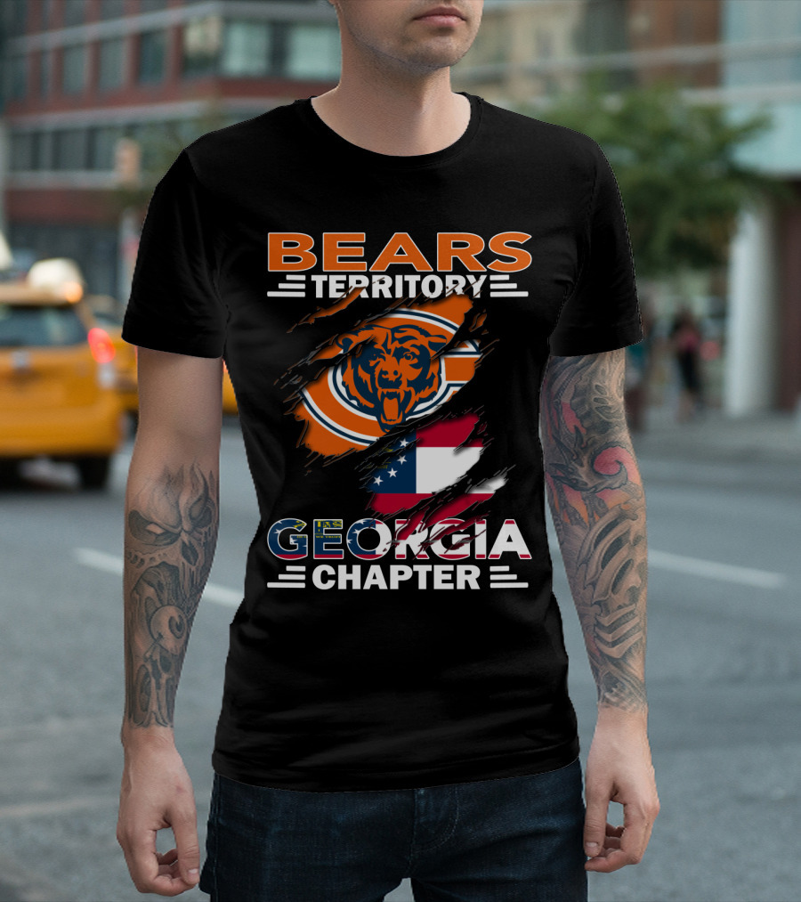 Bears Territory Chicago Bears Georgia Chapter T-Shirt