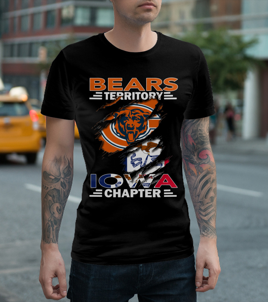 Bears Territory Iowa Chapter Chicago Bears Fan Club T-Shirt