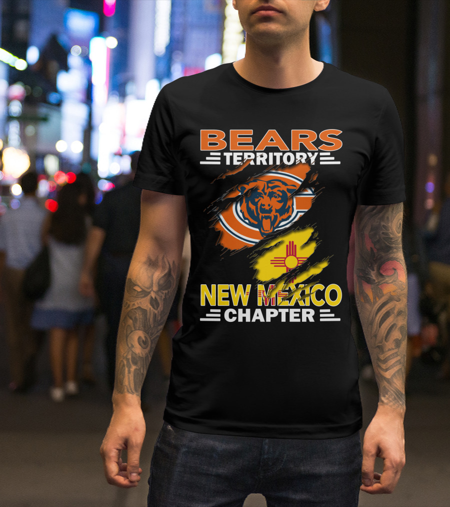 Bears Territory New Mexico Chapter Chicago Bears Logo Zia T-Shirt