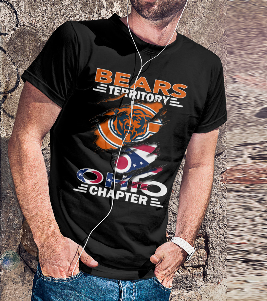 Bears Territory Ohio Chapter Chicago Bears Fans T-Shirt