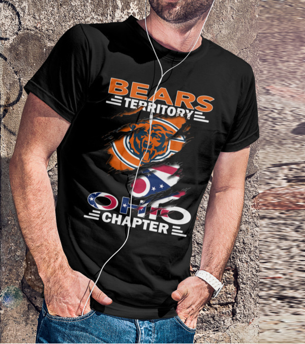Bears Territory Ohio Chapter Chicago Bears Fans T-Shirt