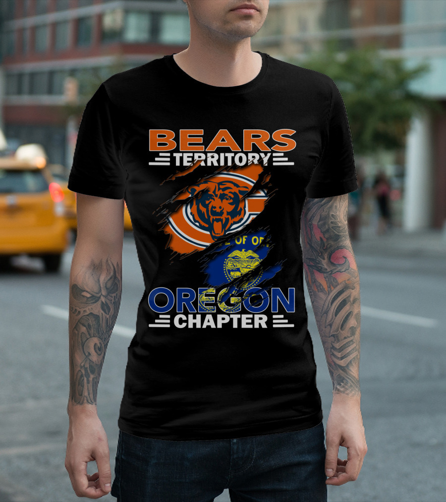 Bears Territory Chicago Bears Oregon Chapter T-Shirt