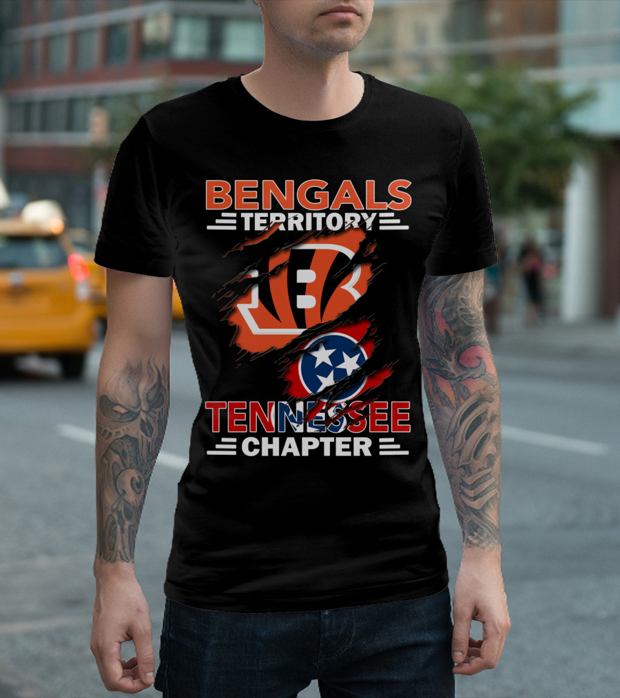 Bengals Territory Tennessee Chapter Football Fan Pride and Community T-Shirt