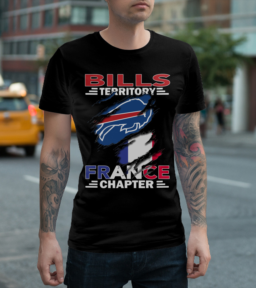 Bills Territory France Chapter Buffalo Football Fan Group T-Shirt