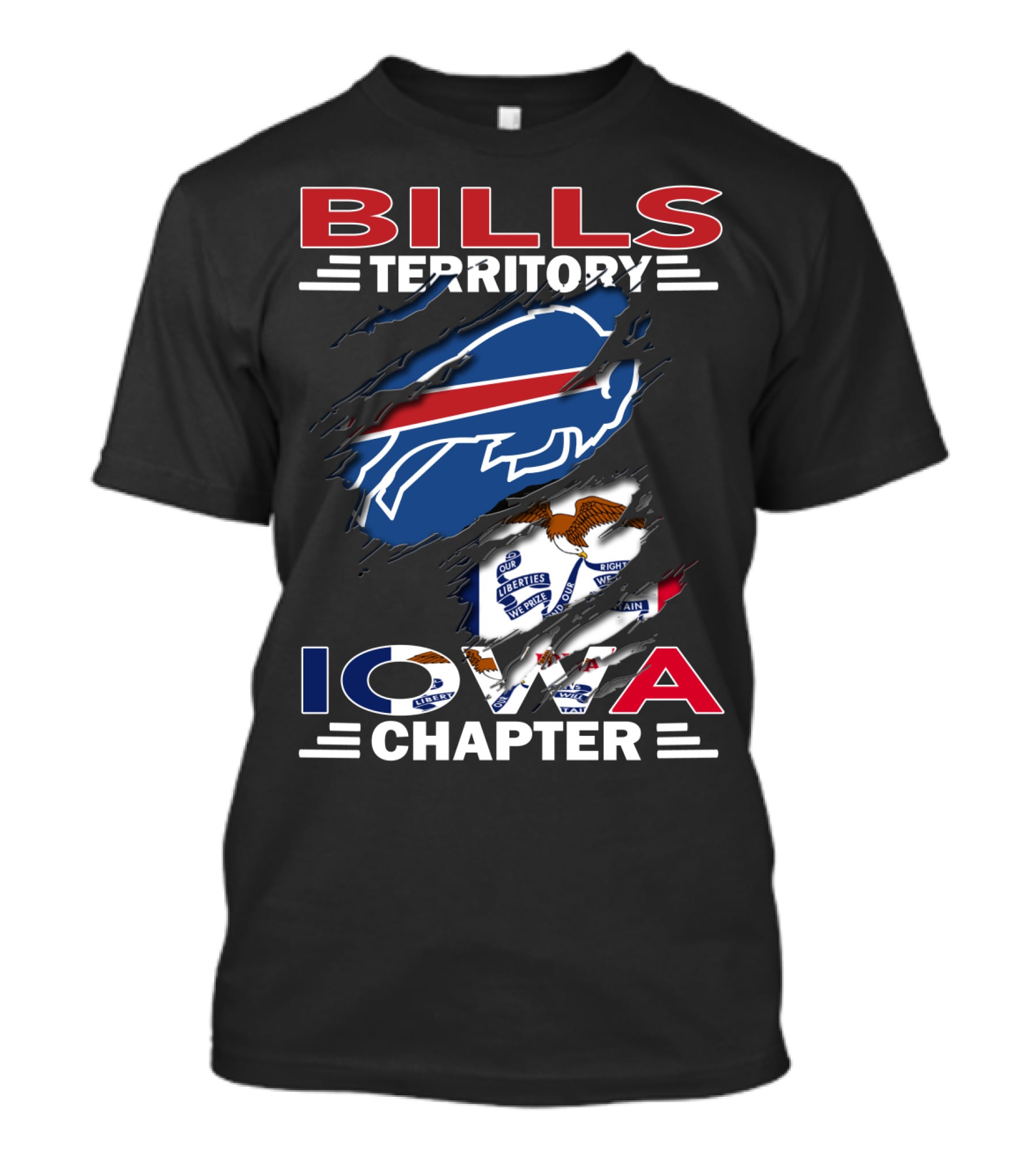 Bills Territory Iowa Chapter Buffalo Bills Fan Club T-Shirt