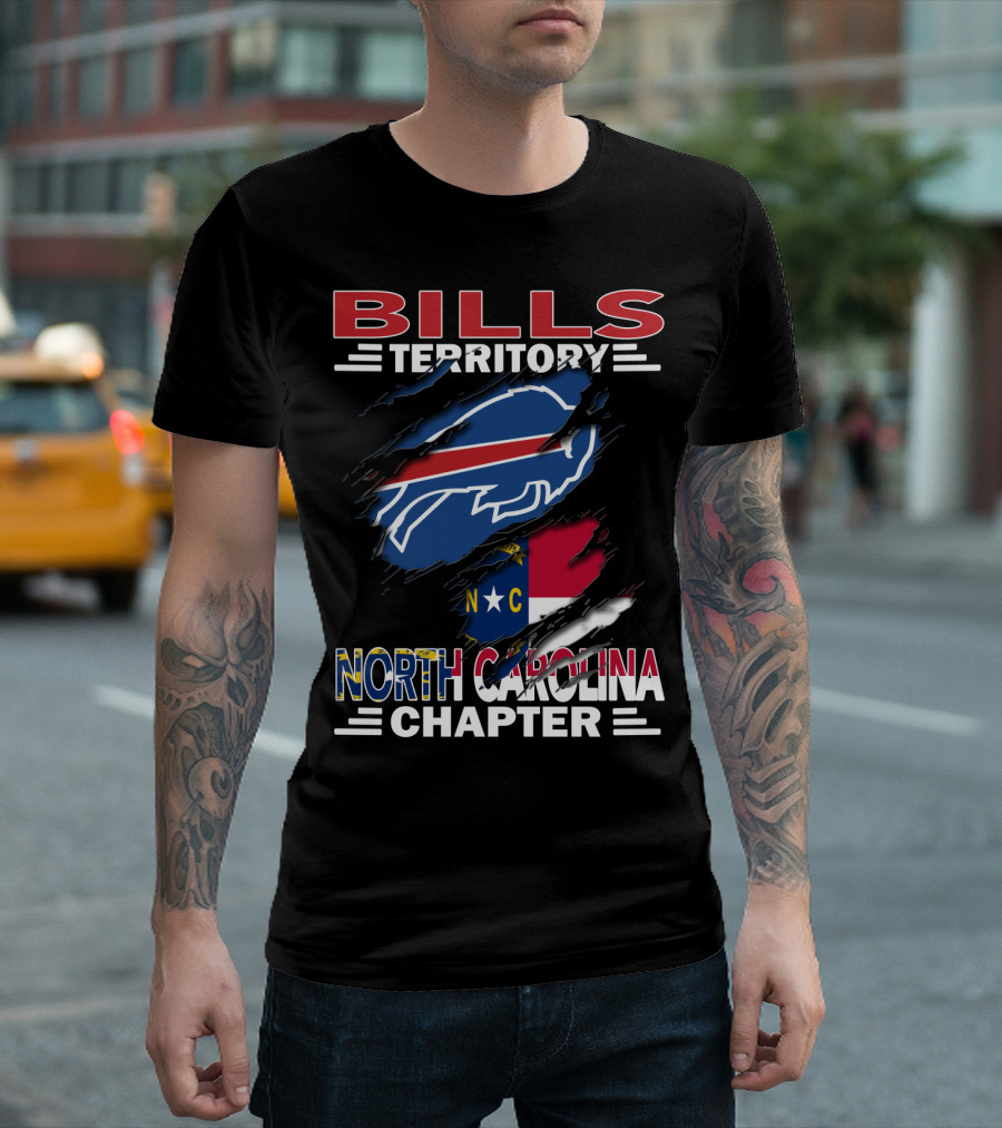 Bills Territory North Carolina Chapter NC Buffalo Football Fan Club T-Shirt