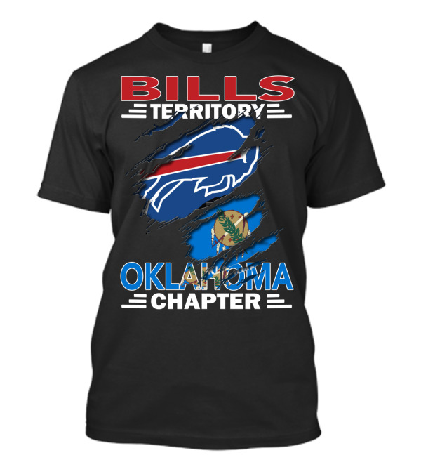 Bills Territory Oklahoma Chapter Buffalo Football Oklahoma Flag T-Shirt
