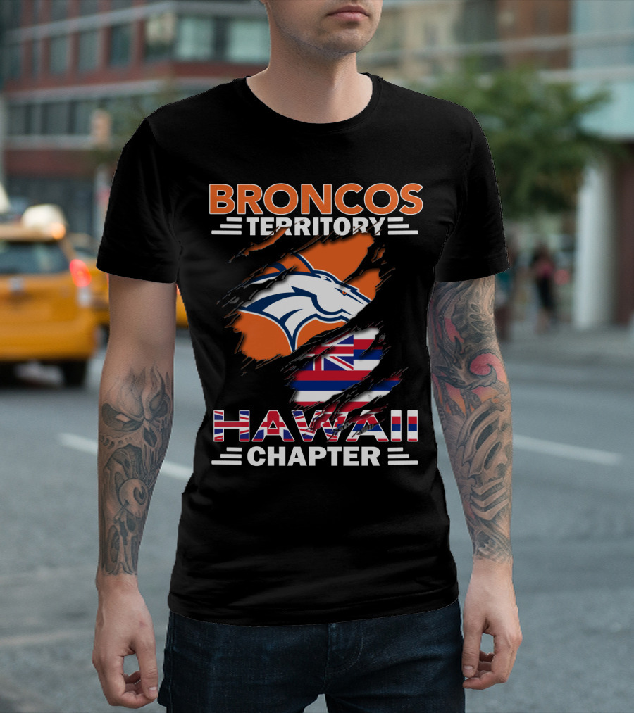 Broncos Territory Hawaii Chapter American Football Fan Club Enthusiasts T-Shirt