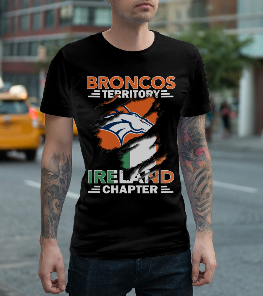 Broncos Territory Ireland Chapter Flag T-Shirt