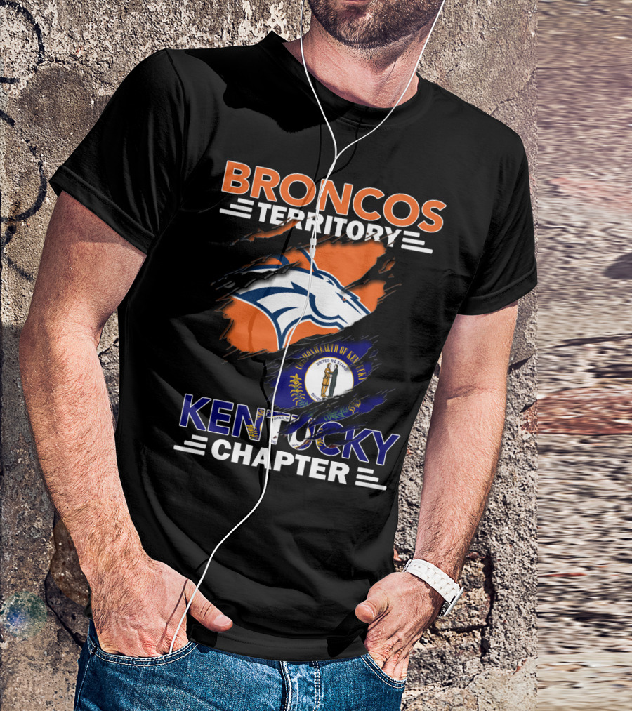 Broncos Territory Kentucky Chapter Commonwealth Flag Union T-Shirt