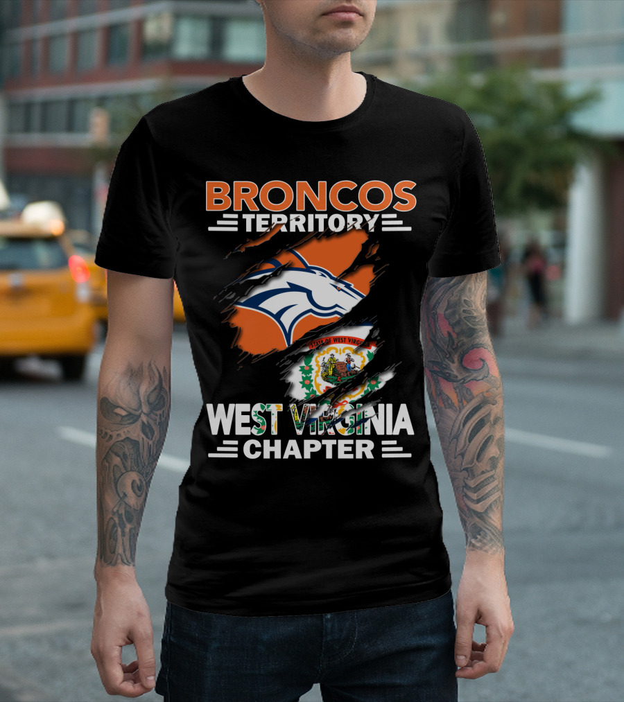Broncos Territory West Virginia Chapter State Pride Edition T-Shirt