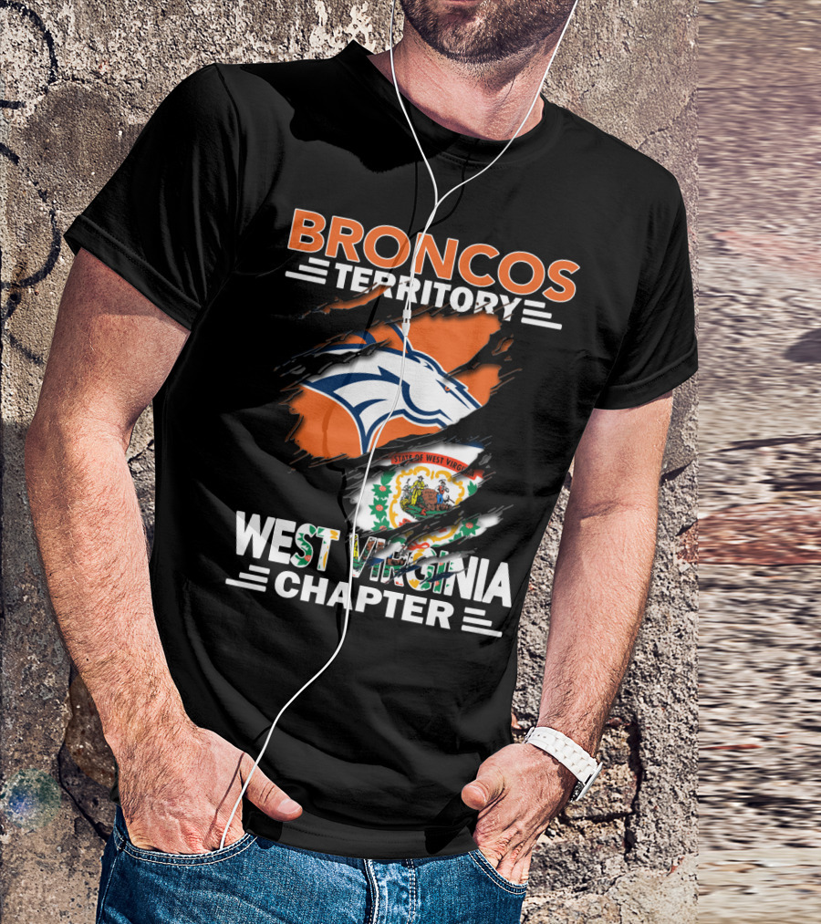 Broncos Territory West Virginia Chapter State Pride Edition T-Shirt