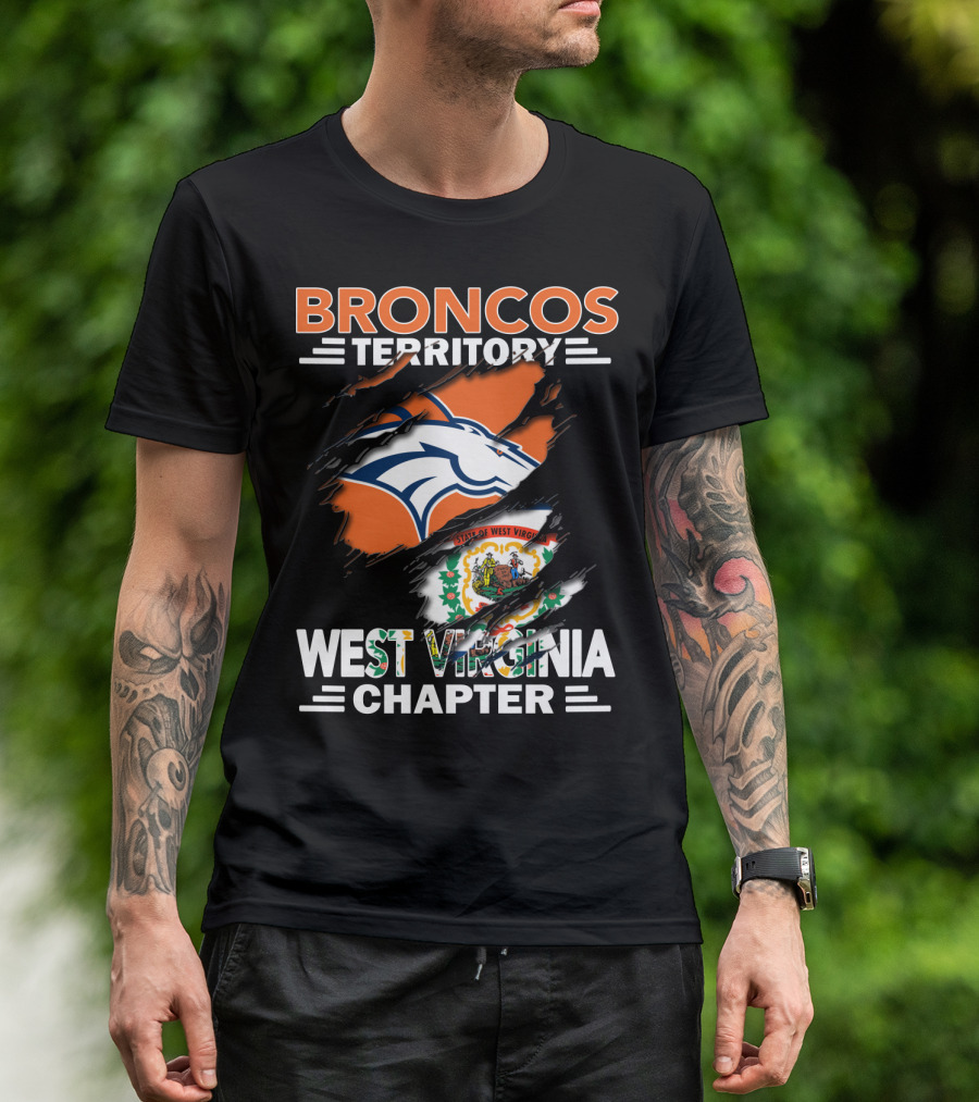 Broncos Territory West Virginia Chapter State Pride Edition T-Shirt