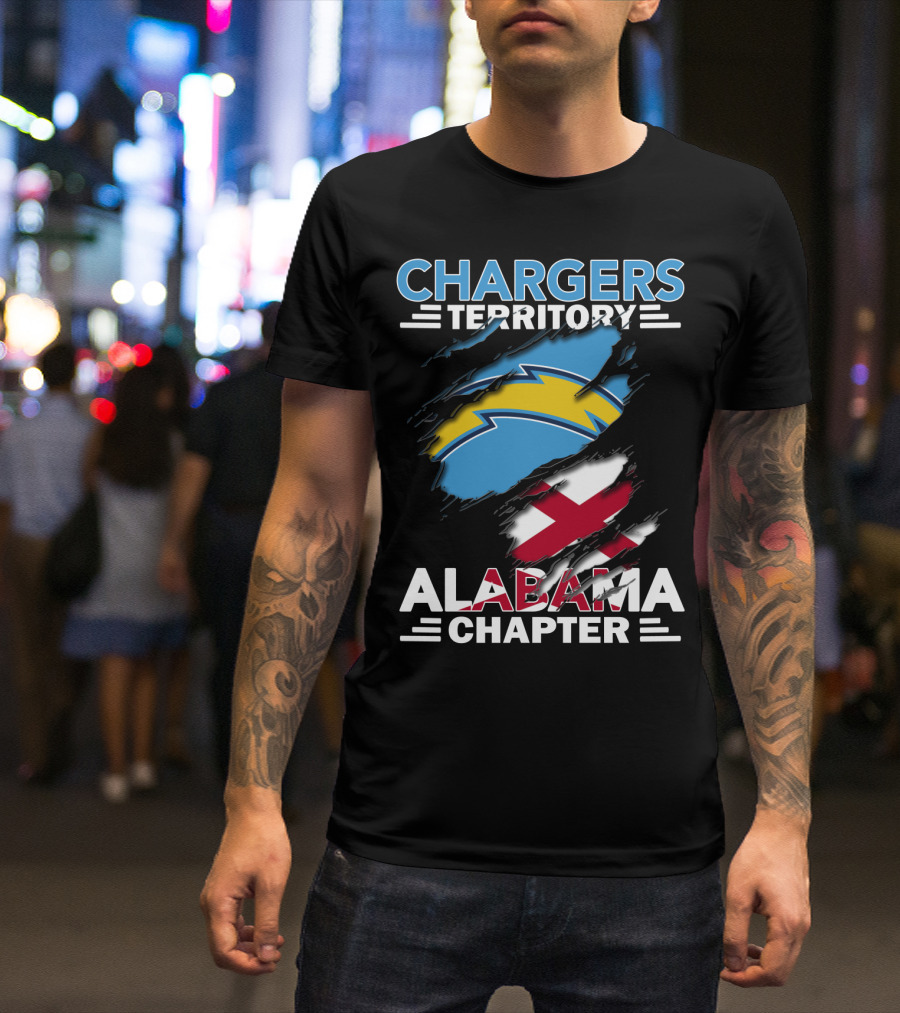 Chargers Territory Alabama Chapter NFL Fans Unite T-Shirt