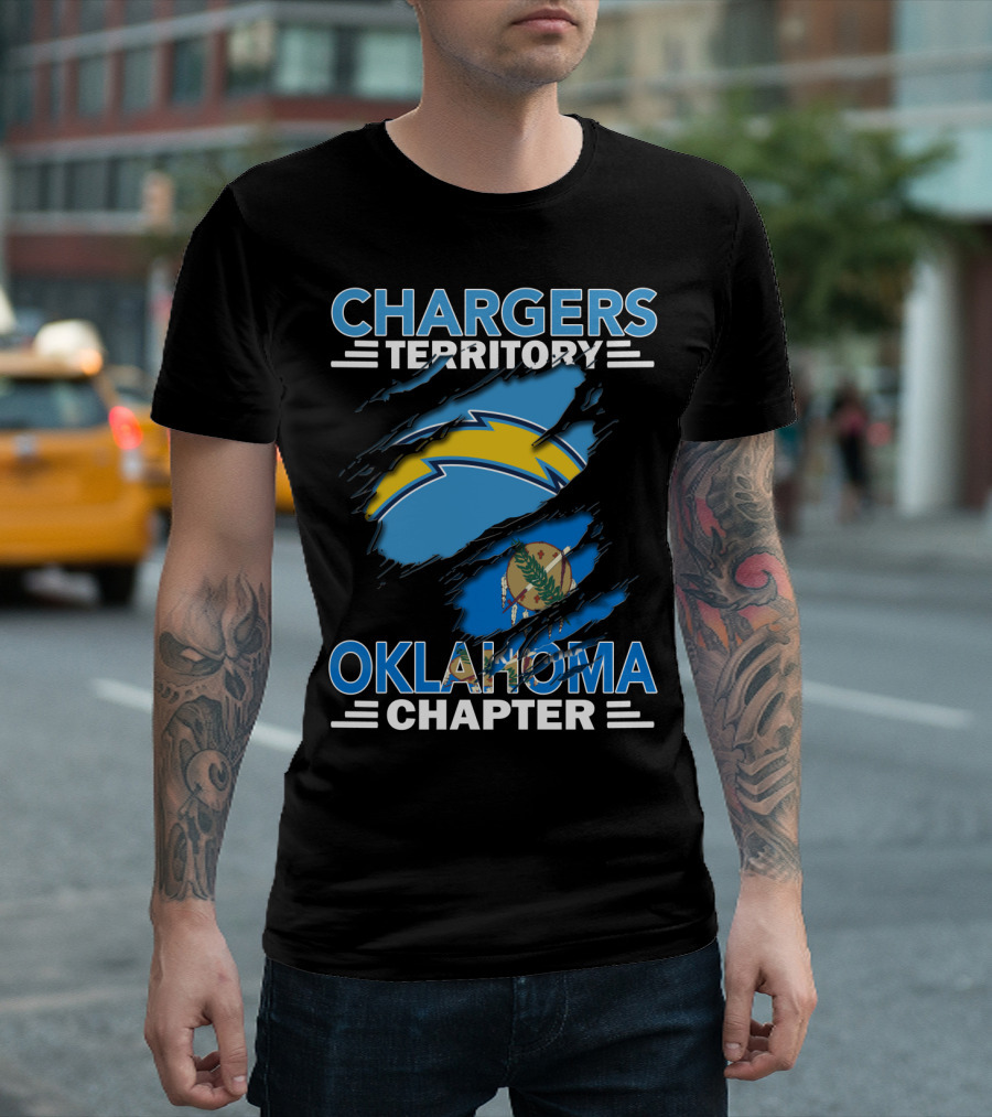 Chargers Territory Oklahoma Chapter NFL Fan Club T-Shirt