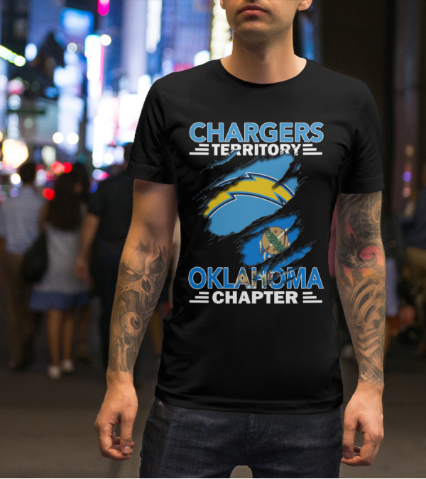Chargers Territory Oklahoma Chapter NFL Fan Club T-Shirt