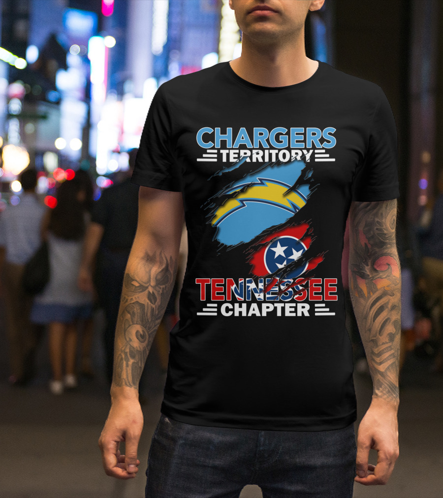 Chargers Territory Tennessee Chapter Football Fan T-Shirt