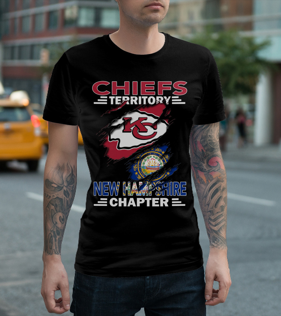 Chiefs Territory New Hampshire Chapter NFL Kansas City Chiefs Fan Club T-Shirt