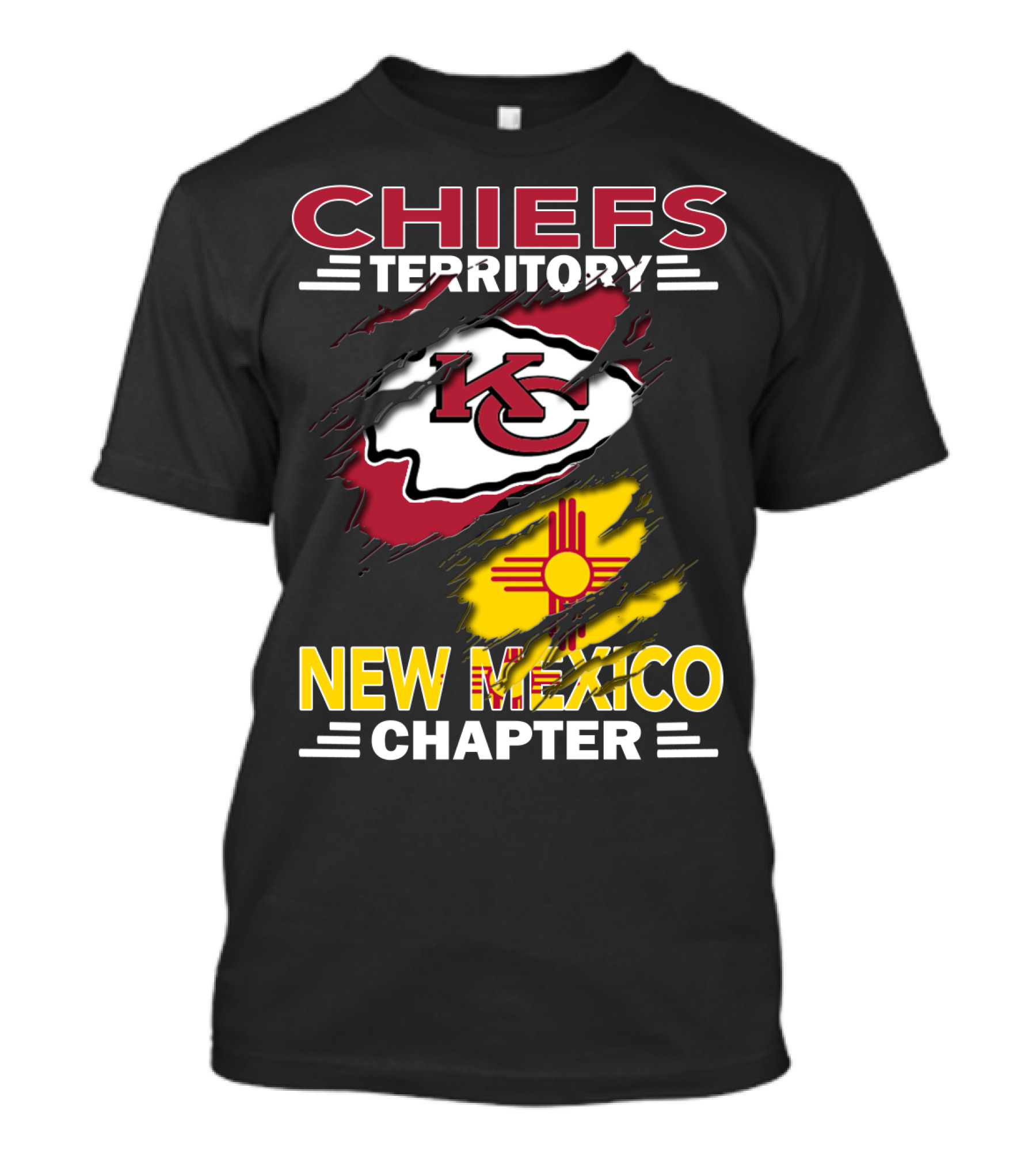 Chiefs Territory New Mexico Chapter Kansas City Chiefs Zia T-Shirt