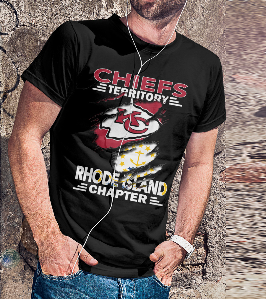 Chiefs Territory Rhode Island Chapter Kansas City Fan Club T-Shirt