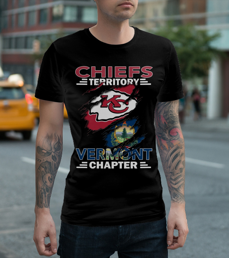 Chiefs Territory Kansas City Chiefs Vermont Chapter T-Shirt