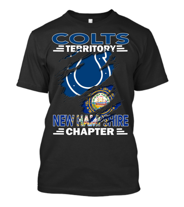 Colts Territory New Hampshire Chapter State Seal Integration T-Shirt