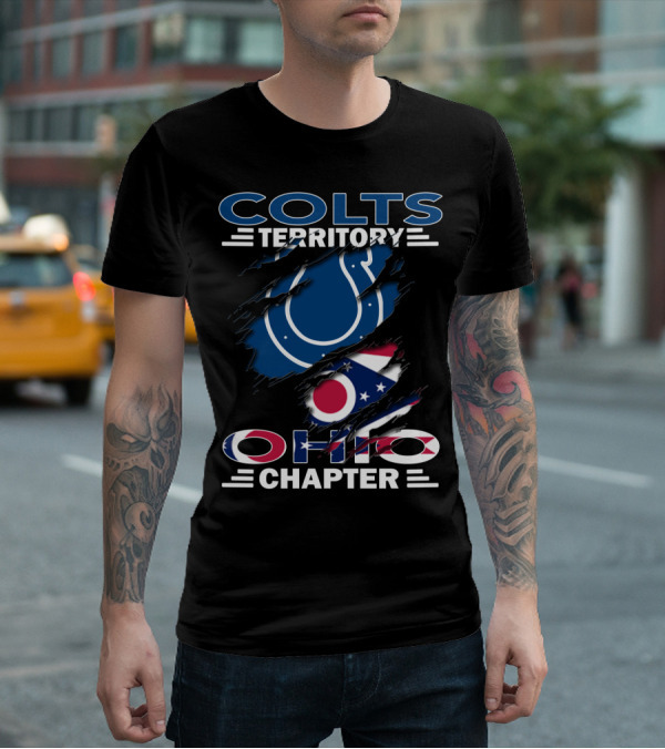 Colts Territory Ohio Chapter Flag And Symbol Integration T-Shirt
