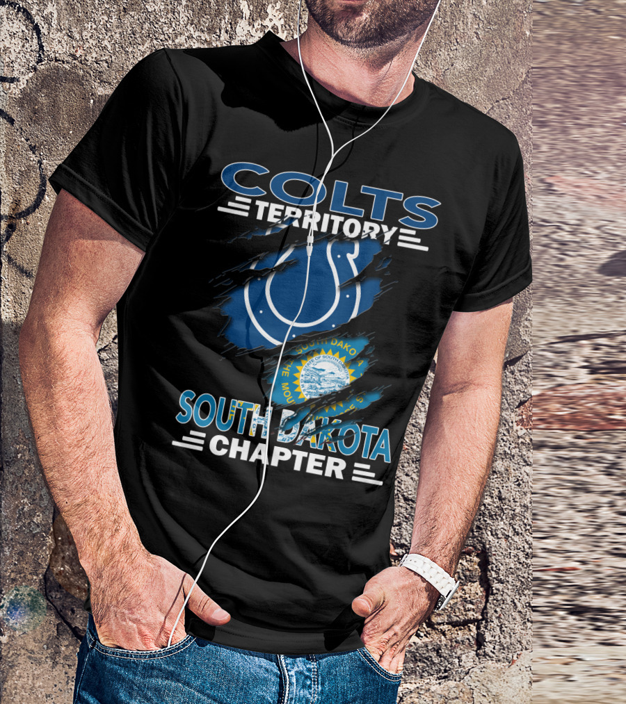 Colts Territory South Dakota Chapter Indianapolis Colts Fans Group T-Shirt
