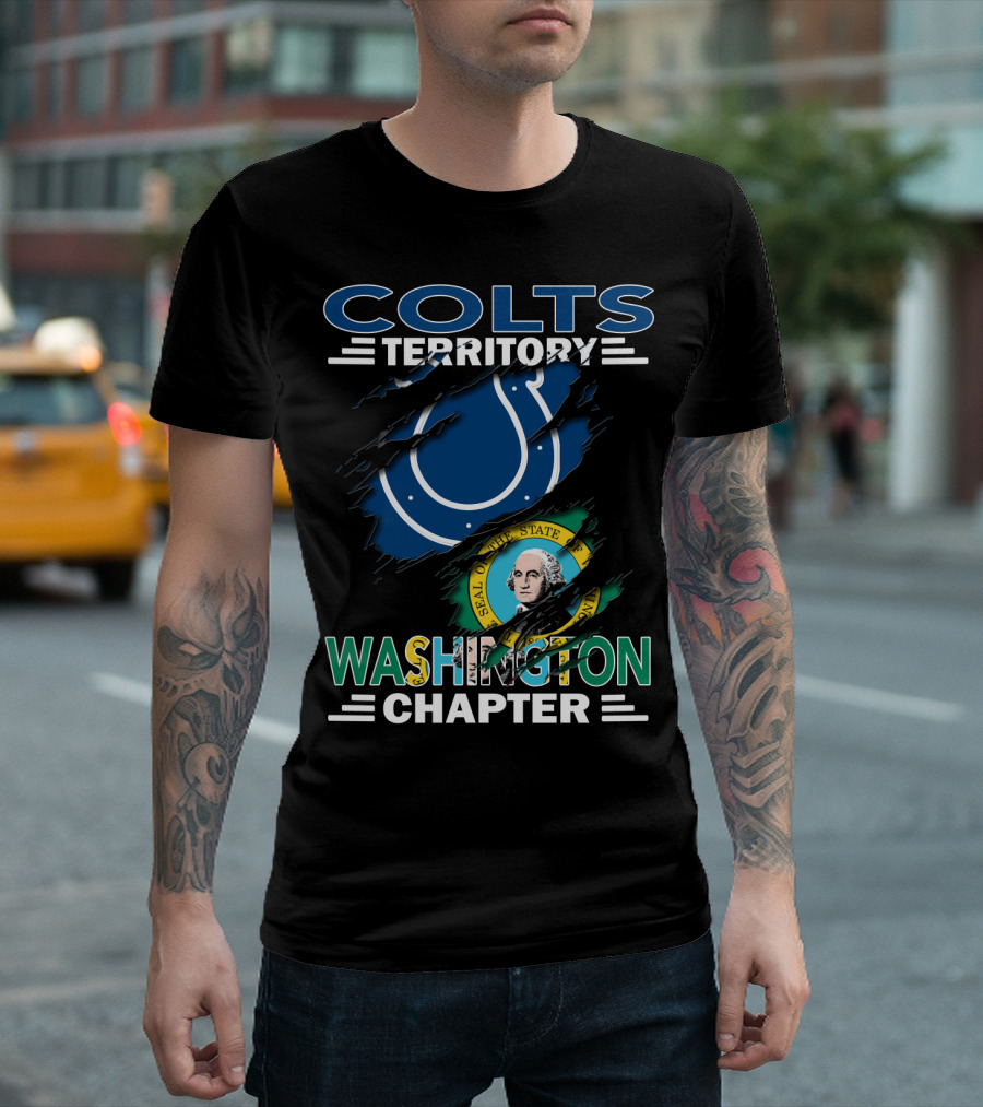 Colts Territory Washington Chapter Seal Of The State Of Washington T-Shirt