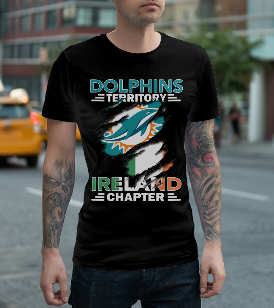 Dolphins Territory Ireland Chapter Miami Dolphins Fan Club T-Shirt