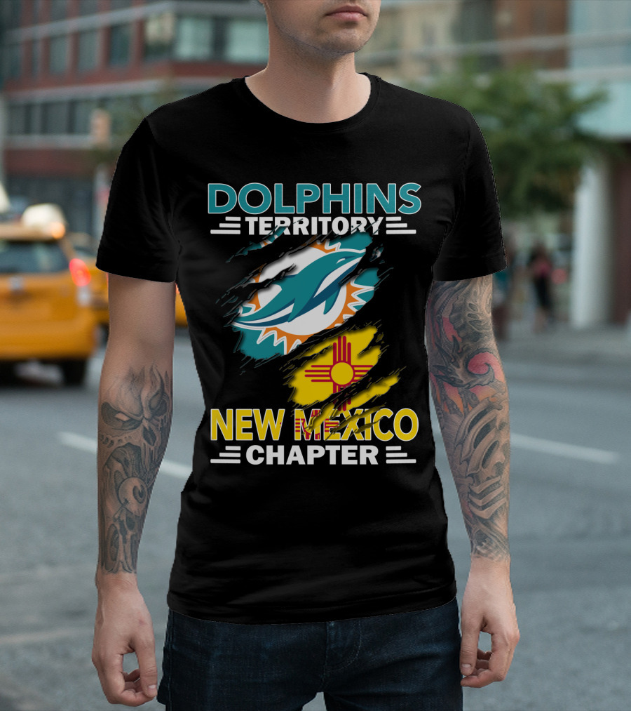 Dolphins Territory New Mexico Chapter Miami Dolphins Zia T-Shirt