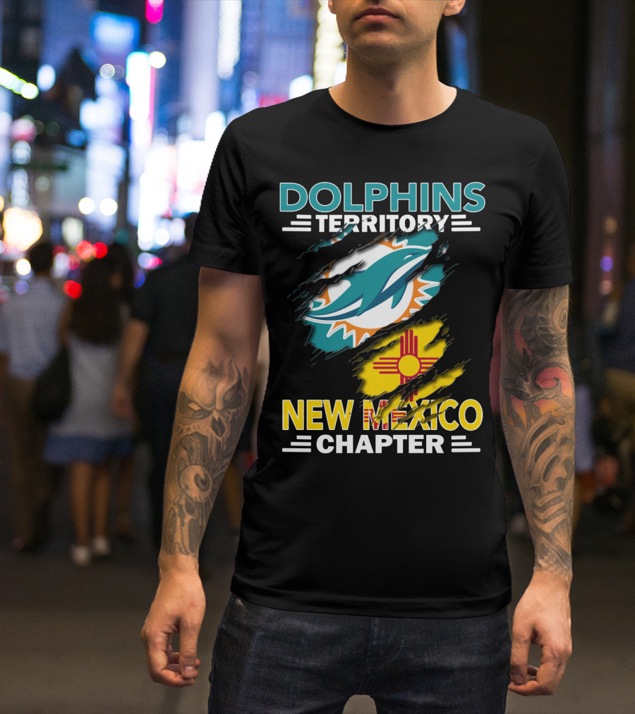 Dolphins Territory New Mexico Chapter Miami Dolphins Zia T-Shirt