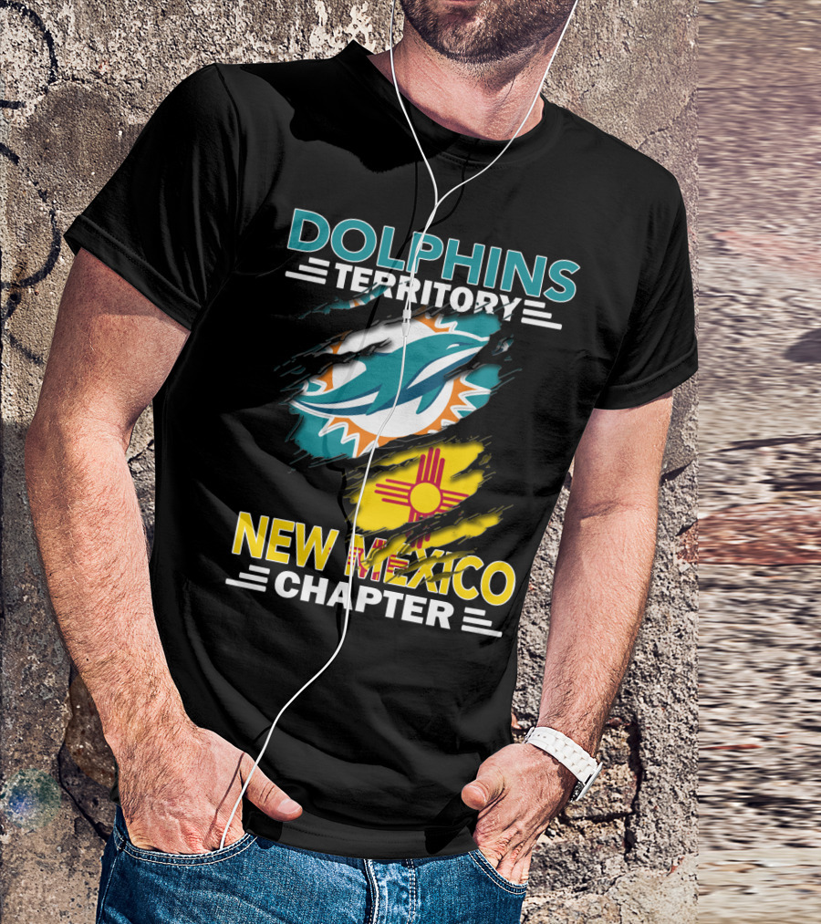 Dolphins Territory New Mexico Chapter Miami Dolphins Zia T-Shirt