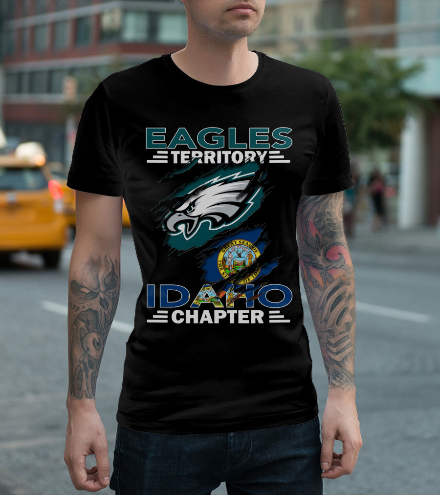 Eagles Territory Idaho Chapter Great Seal Of Idaho T-Shirt