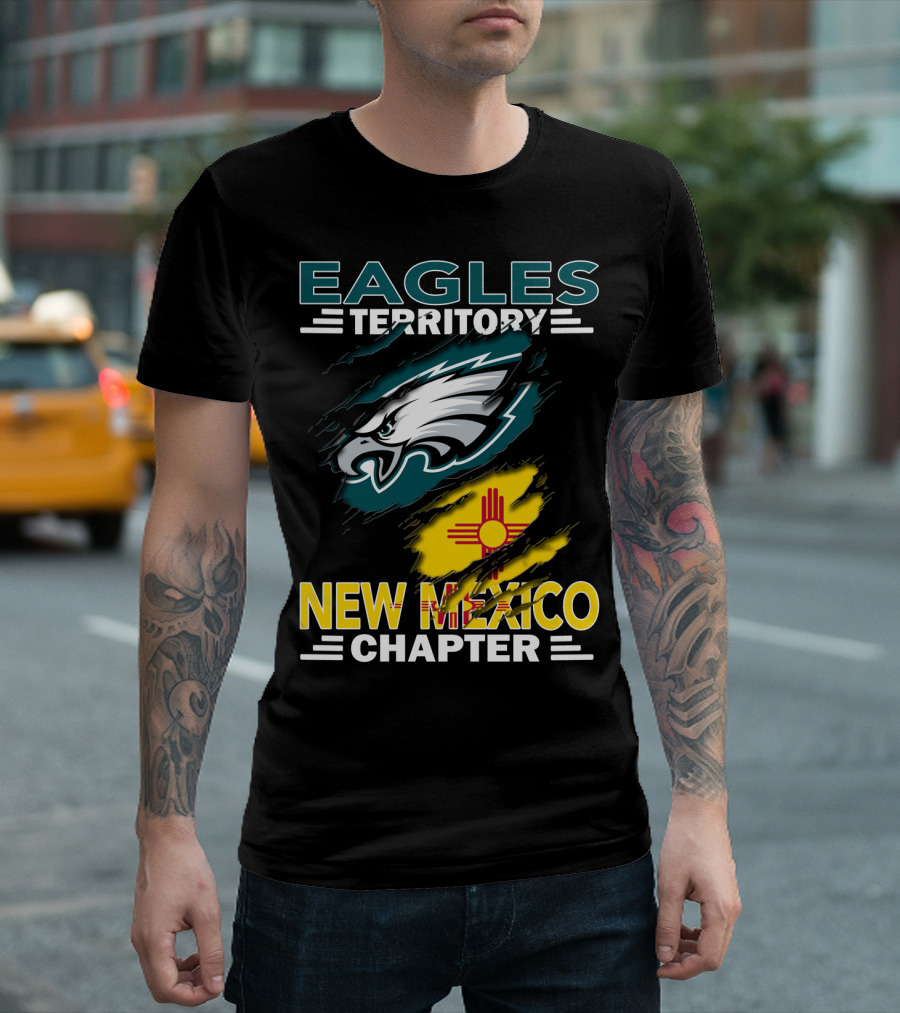 Eagles Territory New Mexico Chapter Fan Emblem With Iconic Symbol T-Shirt