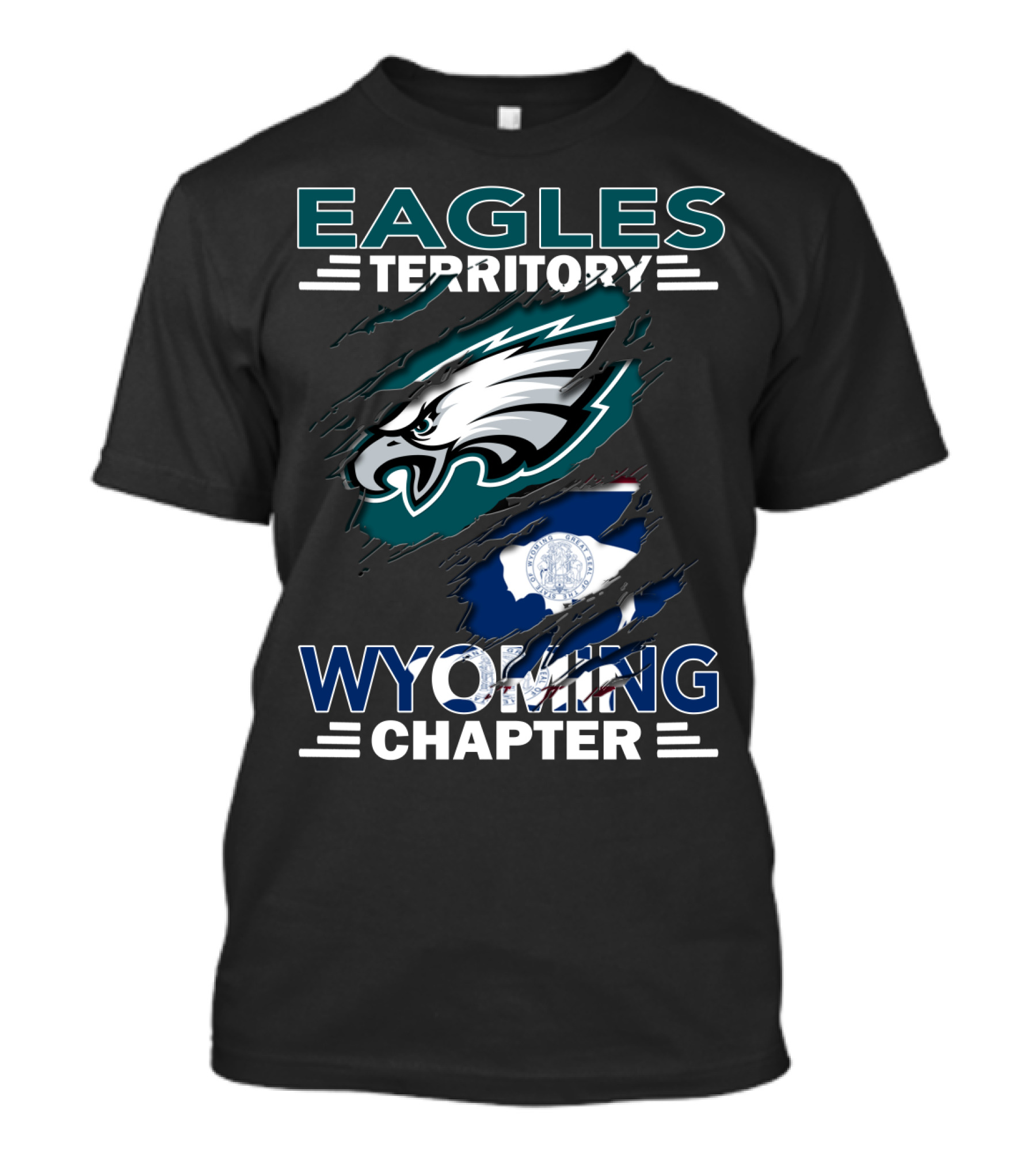Eagles Territory Wyoming Chapter Fan Community Connections T-Shirt