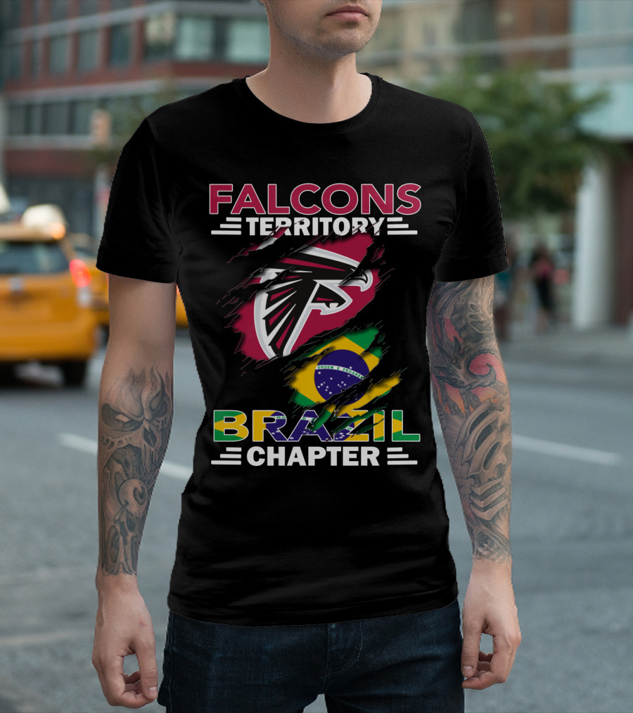 Falcons Territory Brazil Chapter NFL Fan Club South American Division T-Shirt