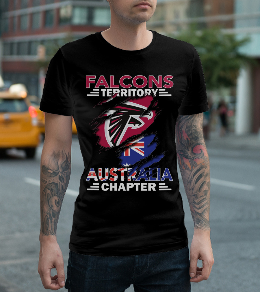 Falcons Territory Australia Chapter Flag Logo Emblem T-Shirt