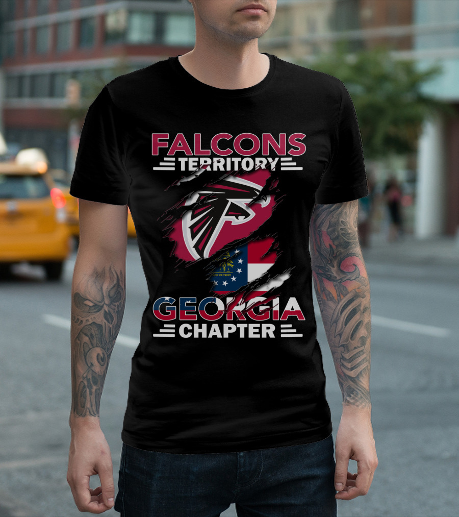 FALCONS TERRITORY GEORGIA CHAPTER FLAG T-Shirt