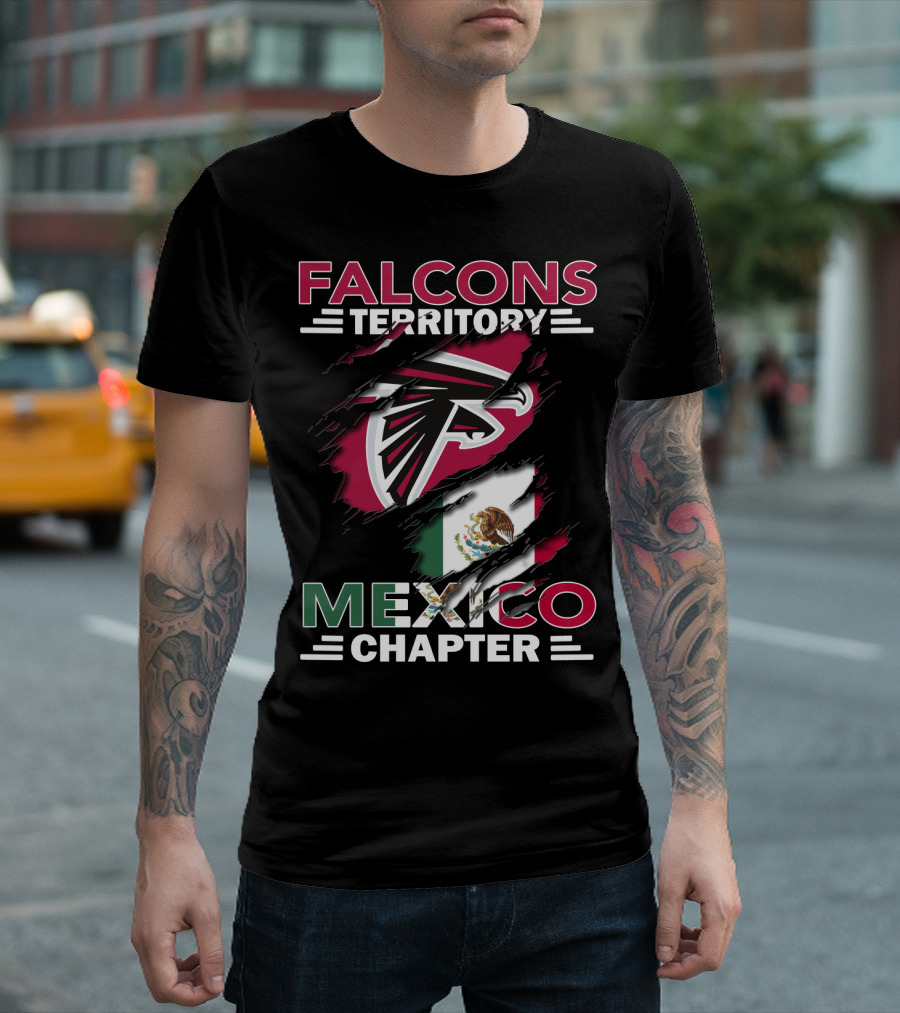 FALCONS TERRITORY MEXICO CHAPTER FLAG T-Shirt