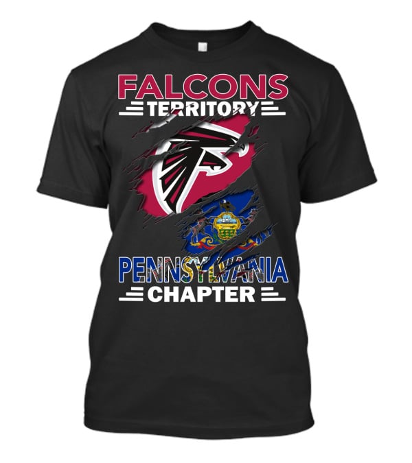 Falcons Territory Pennsylvania Chapter NFL Community Supporters T-Shirt