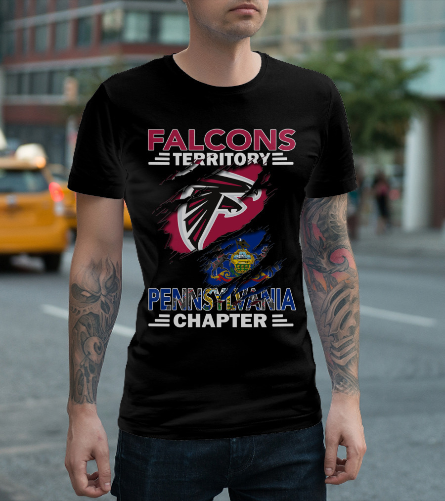 Falcons Territory Pennsylvania Chapter NFL Community Supporters T-Shirt